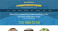 Desktop Screenshot of joelbraunconstruction.com
